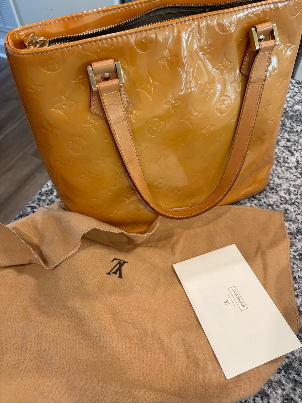 Louis Vuitton Monogram Vernise Tote
